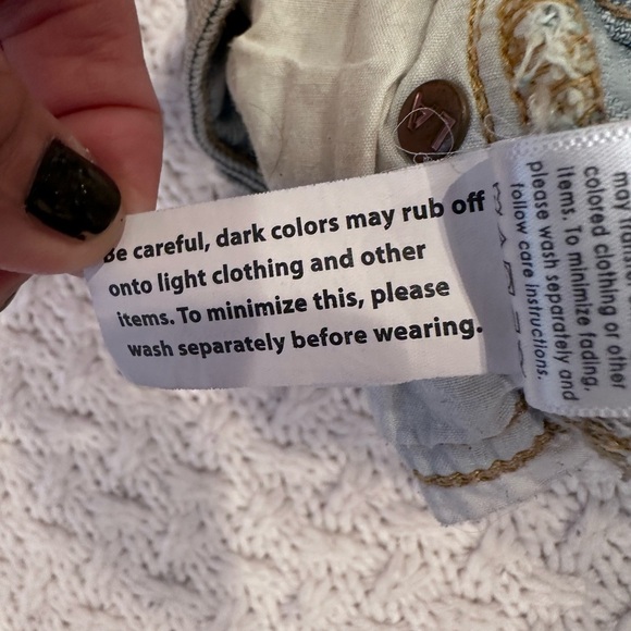 PacSun WOMENS Blue Jean MOM Shorts High-Waisted 26 - Picture 11 of 11